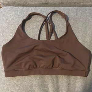 Brown Sports Bra